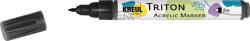 Kreul Triton Marker pentru textile 1 - 2 mm Black 1 buc (17609)