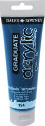 Daler-Rowney Graduate Vopsea acrilică Phthalo Turquoise 120 ml 1 buc (123120154)