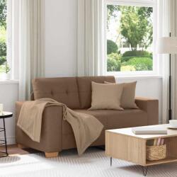 vidaXL barna szövet loveseat kanapé 120 cm (4105072) - vidaxl