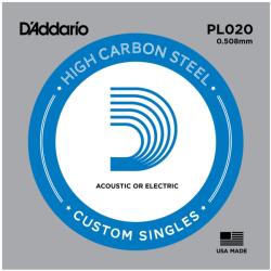 D'Addario PL 020 Coardă individuală pentru chitară