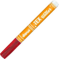 Darwi Tex Fabric Glitter Marker Marker pentru textile Vermilion 6 ml 1 buc (DA0140013490C)