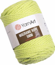 Yarn Art Macrame Rope 5 mm 85 m 755 Light Green Șnur (Macrame Rope 5 mm 755)
