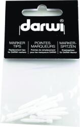 Darwi Replacement Tips For Acryl Opak Sfaturi de înlocuire 1 mm White 10 Bucăți (DA0220010001C)