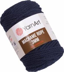 Yarn Art Macrame Rope 3 mm 63 m 784 Navy Blue Șnur (Macrame Rope 3 mm 784)