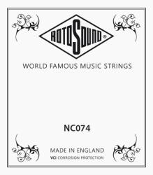 Rotosound NC074 Coardă individuală pentru chitară (NC074)