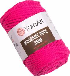 Yarn Art Macrame Rope 3 mm 63 m 803 Bright Pink Șnur (<![CDATA[Macrame Rope 3 mm 803]]>)
