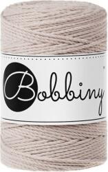 Bobbiny 3PLY Macramé Rope 1, 5 mm 100 m Nude Șnur (TD-E029)