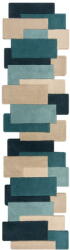 Flair Rugs Covor tip traversă albastru/bej din lână 66x300 cm Collage - Flair Rugs Covor