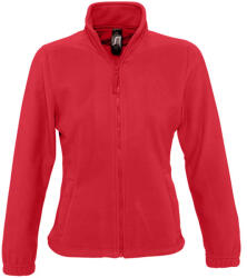 SOL'S Női North Fleece kabát 2XL vörös
