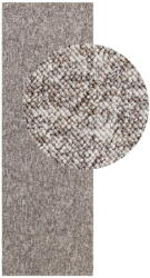 Elle Decoration Covor tip traversă gri lavabil 80x240 cm Rocco Taupe - Elle Decoration Covor