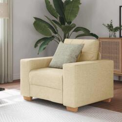 vidaXL krémszínű szövet kanapéfotel 60 cm (4105065)