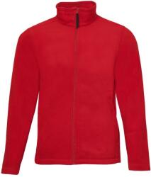 Regatta Férfi egyszínű Micro Fleece teljes cipzáras kabát (Layer Lite) 4XL vörös