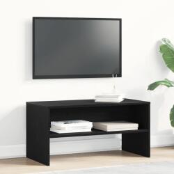 vidaXL fekete tölgy színű szerelt fa TV-szekrény 80 x 40 x 40 cm (862393)