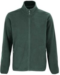 SOL'S Férfi Factor cipzáras fleece kabát 5XL vörös|zöld