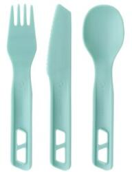 Sea to Summit Passage Cutlery Set - [3 Piece] Tacâmuri Aqua Sea Blue