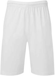 Fruit Of The Loom Unisex felnőtt mez rövidnadrág 2XL fehér
