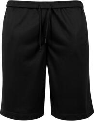 Build Your Brand Unisex felnőtt hálós rövidnadrág 5XL fekete
