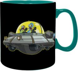 ABYstyle Cana cu efect termic ABYstyle Animation: Rick & Morty - Spaceship, 460 ml (ABYMUG660)