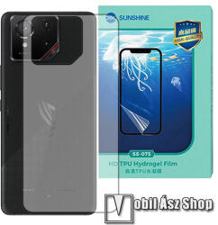 SUNSHINE ASUS ROG Phone 9 Pro, SUNSHINE Hydrogel TPU hátlapvédő fólia, 1db, Ultra Clear (SUNS315551)