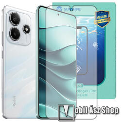 SUNSHINE Xiaomi Redmi Note 14 5G (Global), Note 14 4G (Global), SUNSHINE Hydrogel TPU képernyővédő fólia, Ultra Clear, ÖNREGENERÁLÓ! , 1db, TOKBARÁT (SUNS306678)