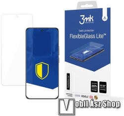 3mk Protection Honor 200 Smart, X7c, 3MK Flexible Glass Lite előlap védő rugalmas edzett üveg, 1db, Ultravékony, 0.16mm, 6H, 2.5D, A kijelző sík részét védi, Átlátszó