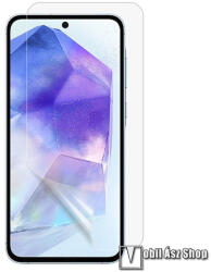 Samsung Galaxy A36 (SM-A366), A56 (SM-A566), Képernyővédő fólia, Ultra Clear, 1db, PET, Törlőkendővel, Képernyő sík részét védi, Átlátszó
