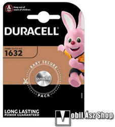 Duracell gombelem - 1db / csomag, CR1632, 3V, lítium - BATDUR0721 (BATDUR0721)