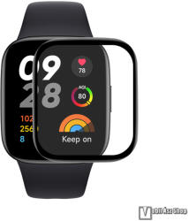 ENKAY Xiaomi Redmi Watch 5 Active, ENKAY HAT PRINCE okosóra flexibilis üvegfólia, Full cover, 1db, Fekete