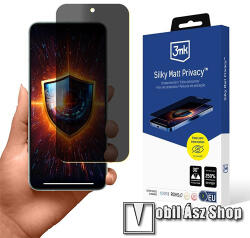 3mk Protection Google Pixel 8 Pro, 3MK Silky Matt Privacy képernyővédő fólia, 1db, MATT, Tükröződésmentes, Tokbarát, Oleofób bevonat, Betekintés elleni védelem, Átlátszó