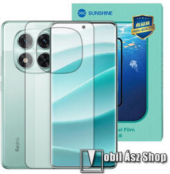 SUNSHINE Xiaomi Redmi Note 14 Pro 5G (Global), 14 Pro 4G (Global), SUNSHINE Hydrogel TPU hátlapvédő fólia, 1db, Ultra Clear (SUNS306676)