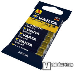VARTA tartós elem - 8db / csomag, AAA, LR03, 1.5V, alkáli - 04103101328 (04103101328)