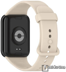  Xiaomi Smart Band 9 Pro, 8 Pro, Redmi Watch 4, Okosóra szíj, Szilikon, 128+109mm hosszú, Csontfehér