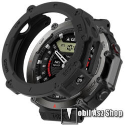 Xiaomi Amazfit T-Rex Ultra, Okosóra szilikontok, Keret, Fekete