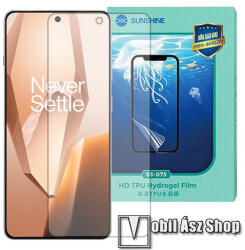SUNSHINE OnePlus 13R, SUNSHINE Hydrogel TPU képernyővédő fólia, Ultra Clear, ÖNREGENERÁLÓ! , 1db, a teljes képernyőt védi (SUNS315288)