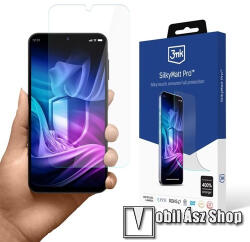 3mk Protection Samsung Galaxy A16 5G, A16 4G, 3MK Silkymatt Pro képernyővédő fólia, 1db, Matt, Tükröződés mentes, PET, Önregeneráló, Applikáló folyadék, A kijelző sík részét védi, Átlátszó