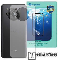 SUNSHINE Sharp Aquos R7s, SUNSHINE Hydrogel TPU hátlapvédő fólia, 1db, Ultra Clear (SUNS315595)