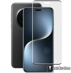 IMAK Honor Magic7 Pro, IMAK 3D Curved üvegfólia, 9H, Ujjlenyomat olvasó támogatás, A teljes kijelzőt védi, Fekete