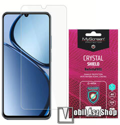 MyScreen Realme C61, C63, Narzo N63 4G, MYSCREEN CRYSTAL BacteriaFREE képernyővédő fólia, Crystal, 1db, 4H, Törlőkendővel, Antibakteriális, A képernyő sík részét védi, Átlátszó (M9274CCBF)