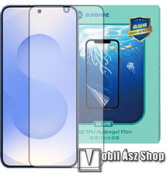 SUNSHINE SAMSUNG Galaxy S25 (SM-S937), SUNSHINE Hydrogel TPU képernyővédő fólia, Ultra Clear, ÖNREGENERÁLÓ! , 1db, a teljes képernyőt védi (SUNS314470)