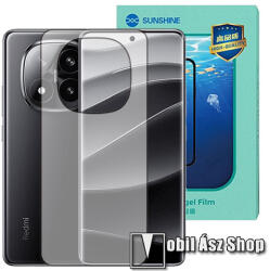 SUNSHINE Xiaomi Redmi Note 14 Pro Plus 5G, SUNSHINE Hydrogel TPU hátlapvédő fólia, 1db, Ultra Clear (SUNS306670)