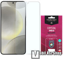 MyScreen Samsung Galaxy S24 5G (SM-S921), MYSCREEN CRYSTAL BacteriaFREE képernyővédő fólia, Crystal, 1db, 4H, Törlőkendővel, Antibakteriális, A képernyő sík részét védi, Átlátszó (M8072CCBF)