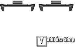 Okosóra fém csatlakozó adapter - 2db / 1pár - FEKETE - bármilyen 20mm-es teleszkópos szíjjal használható - Xiaomi Redmi Watch 4 / Smart Band 8 Pro