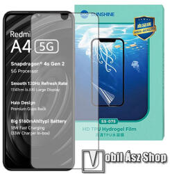 SUNSHINE Xiaomi Redmi A4 5G, SUNSHINE Hydrogel TPU képernyővédő fólia, Ultra Clear, ÖNREGENERÁLÓ! , 1db, a teljes képernyőt védi (SUNS315472)