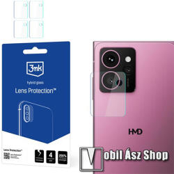 3mk Protection HMD Skyline, 3MK Lens Protection kameravédő flexibilis üveg, 4 szett, Karcálló, Ultravékony, 0.2mm, 7H, Átlátszó