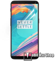  Képernyővédő fólia - Clear - 1db, törlőkendővel - OnePlus 5T