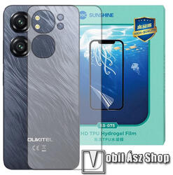 SUNSHINE Oukitel C58, C58 Pro, SUNSHINE Hydrogel TPU hátlapvédő fólia, 1db, Ultra Clear (SUNS314918)