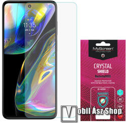 MyScreen Motorola Moto G82 5G, G52 4G, MYSCREEN CRYSTAL BacteriaFREE képernyővédő fólia, Crystal, 1db, 4H, Törlőkendővel, Antibakteriális, A képernyő sík részét védi, Átlátszó (M9059CCBF)