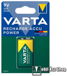 VARTA POWER szupertartós elem, 1db / csomag, 6F22, 9V, nikkel-metál-hidrid (56722101401)