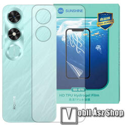 SUNSHINE Honor Play9C (JDY-AN00), SUNSHINE Hydrogel TPU hátlapvédő fólia, 1db, Ultra Clear (SUNS306329)