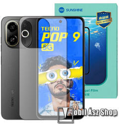 SUNSHINE Tecno Pop 9 5G (KL4), SUNSHINE Hydrogel TPU hátlapvédő fólia, 1db, Ultra Clear (SUNS315213)